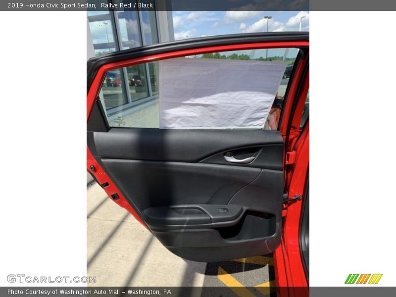 Rallye Red / Black 2019 Honda Civic Sport Sedan