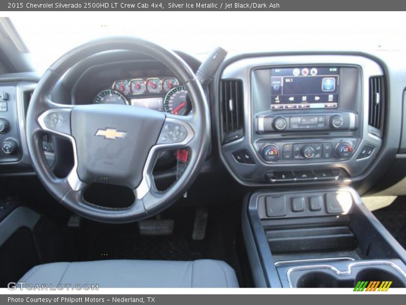 Silver Ice Metallic / Jet Black/Dark Ash 2015 Chevrolet Silverado 2500HD LT Crew Cab 4x4