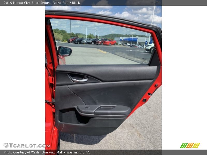 Rallye Red / Black 2019 Honda Civic Sport Sedan