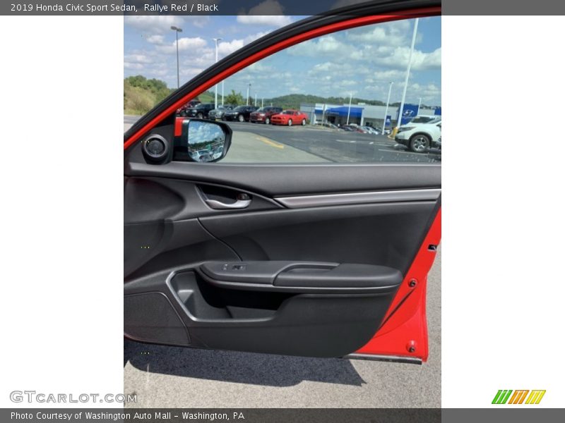Rallye Red / Black 2019 Honda Civic Sport Sedan