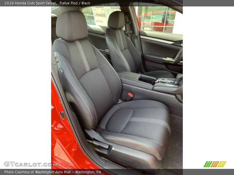 Rallye Red / Black 2019 Honda Civic Sport Sedan