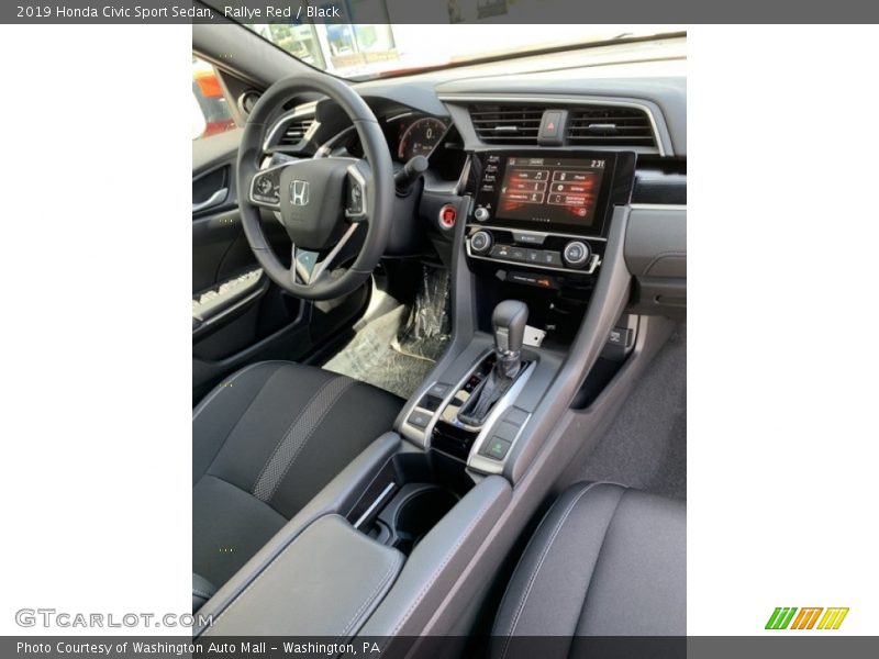 Rallye Red / Black 2019 Honda Civic Sport Sedan