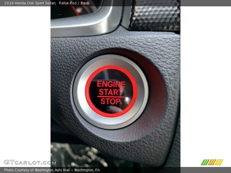 Rallye Red / Black 2019 Honda Civic Sport Sedan