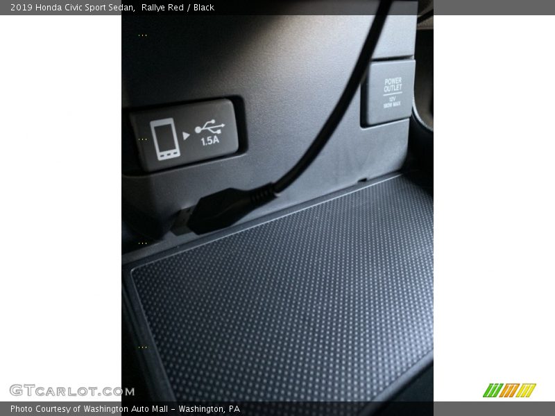 Rallye Red / Black 2019 Honda Civic Sport Sedan