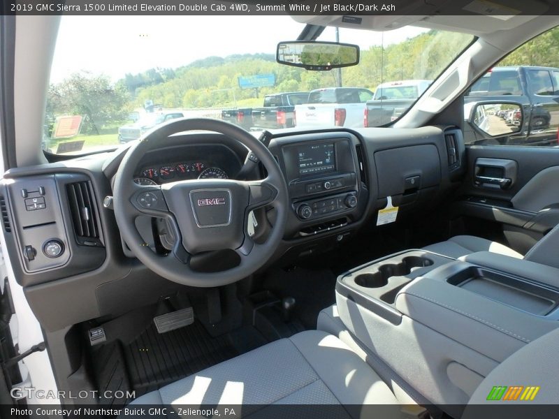 Summit White / Jet Black/Dark Ash 2019 GMC Sierra 1500 Limited Elevation Double Cab 4WD