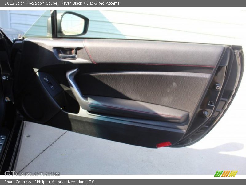 Raven Black / Black/Red Accents 2013 Scion FR-S Sport Coupe