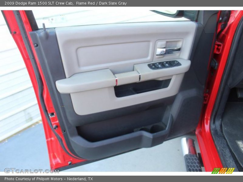 Flame Red / Dark Slate Gray 2009 Dodge Ram 1500 SLT Crew Cab