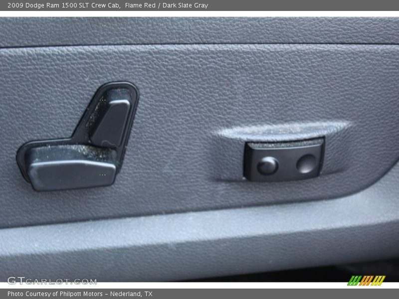 Flame Red / Dark Slate Gray 2009 Dodge Ram 1500 SLT Crew Cab