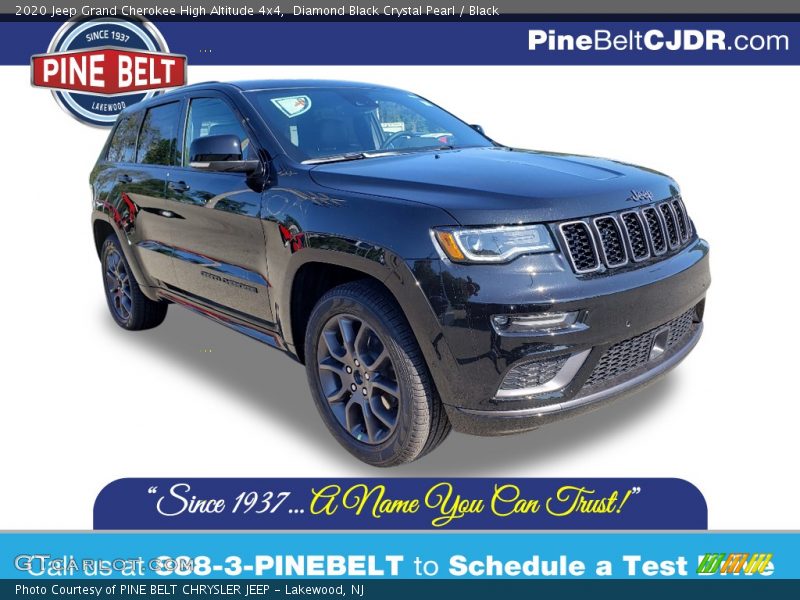 Diamond Black Crystal Pearl / Black 2020 Jeep Grand Cherokee High Altitude 4x4