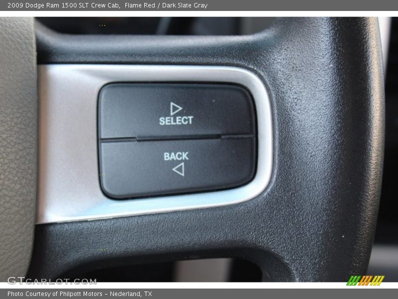 Flame Red / Dark Slate Gray 2009 Dodge Ram 1500 SLT Crew Cab