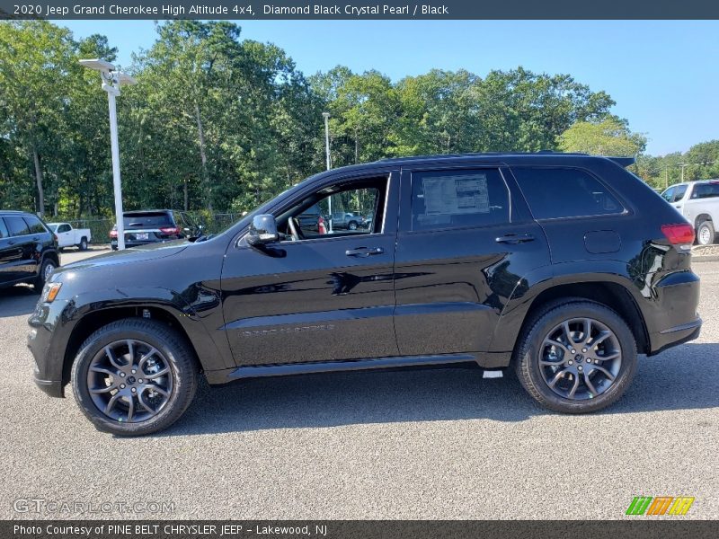 Diamond Black Crystal Pearl / Black 2020 Jeep Grand Cherokee High Altitude 4x4