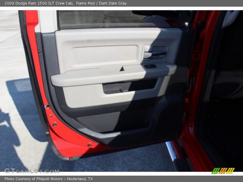 Flame Red / Dark Slate Gray 2009 Dodge Ram 1500 SLT Crew Cab
