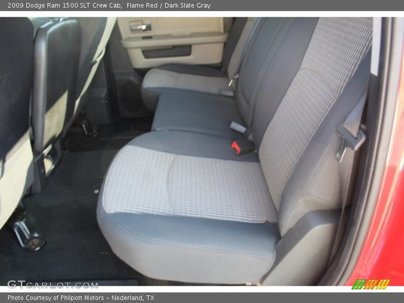 Flame Red / Dark Slate Gray 2009 Dodge Ram 1500 SLT Crew Cab