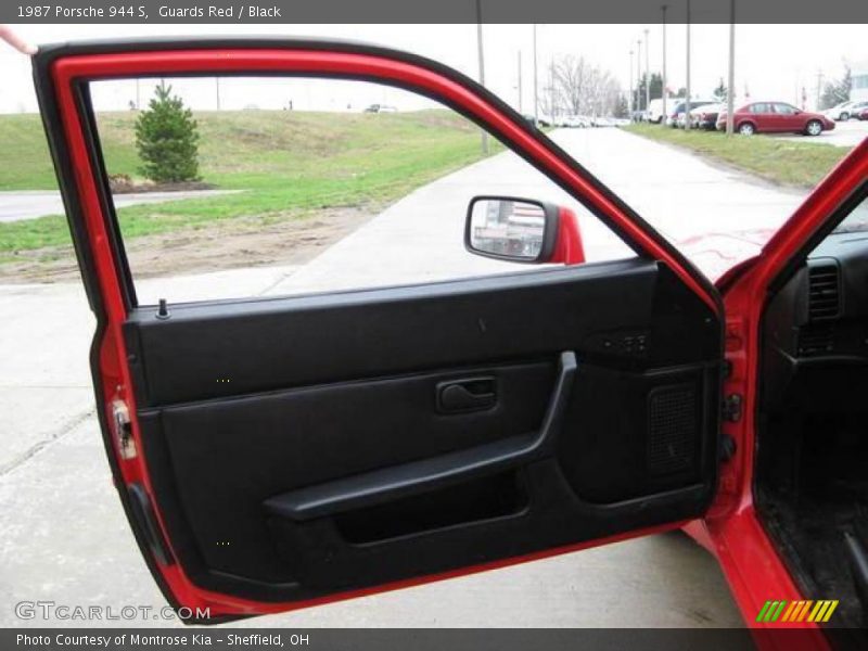 Guards Red / Black 1987 Porsche 944 S