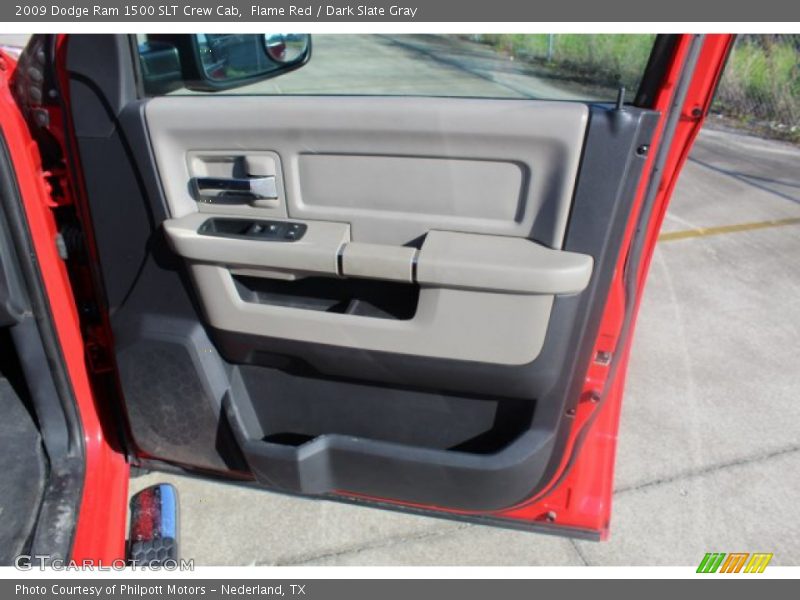 Flame Red / Dark Slate Gray 2009 Dodge Ram 1500 SLT Crew Cab