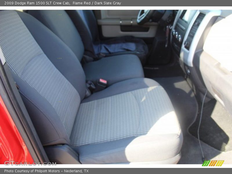 Flame Red / Dark Slate Gray 2009 Dodge Ram 1500 SLT Crew Cab