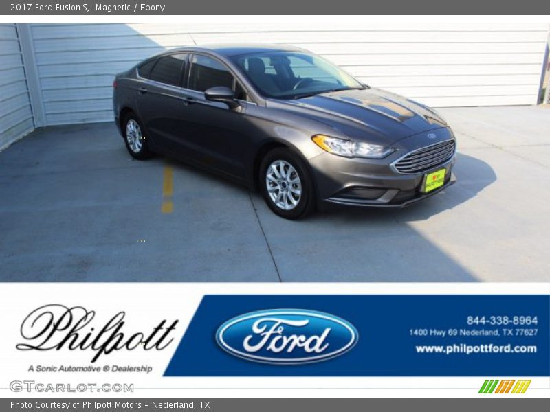 Magnetic / Ebony 2017 Ford Fusion S