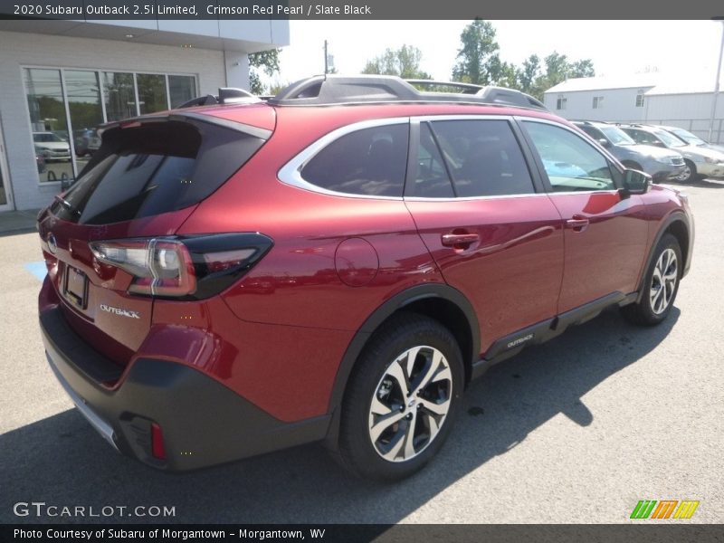 Crimson Red Pearl / Slate Black 2020 Subaru Outback 2.5i Limited