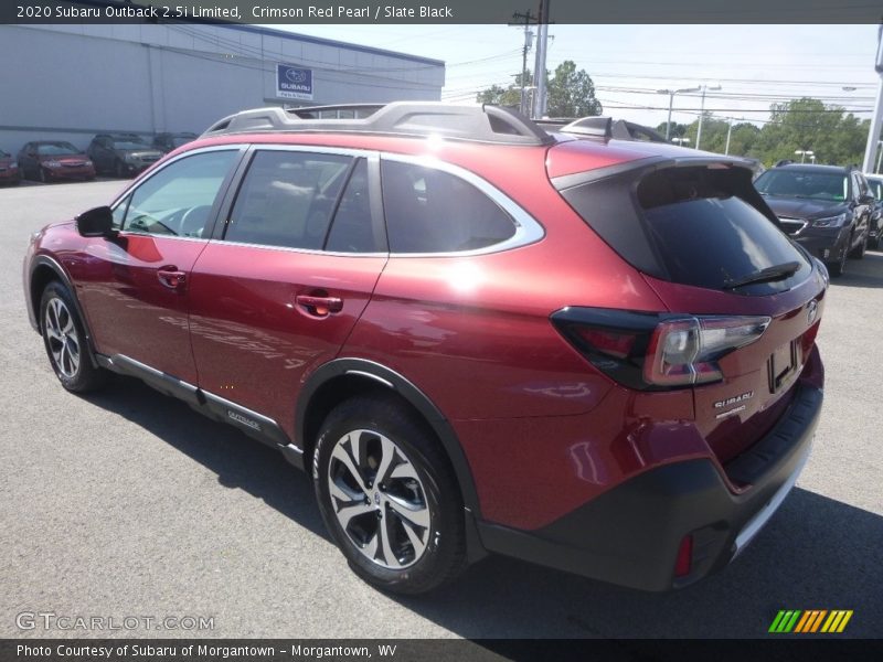 Crimson Red Pearl / Slate Black 2020 Subaru Outback 2.5i Limited