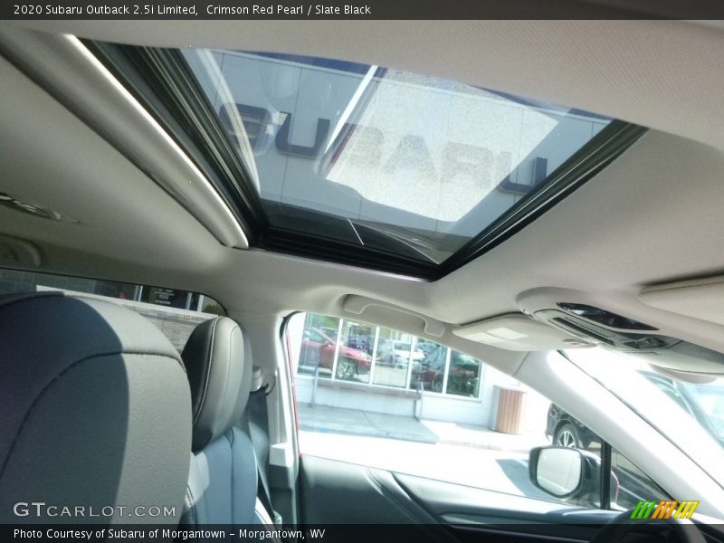 Sunroof of 2020 Outback 2.5i Limited