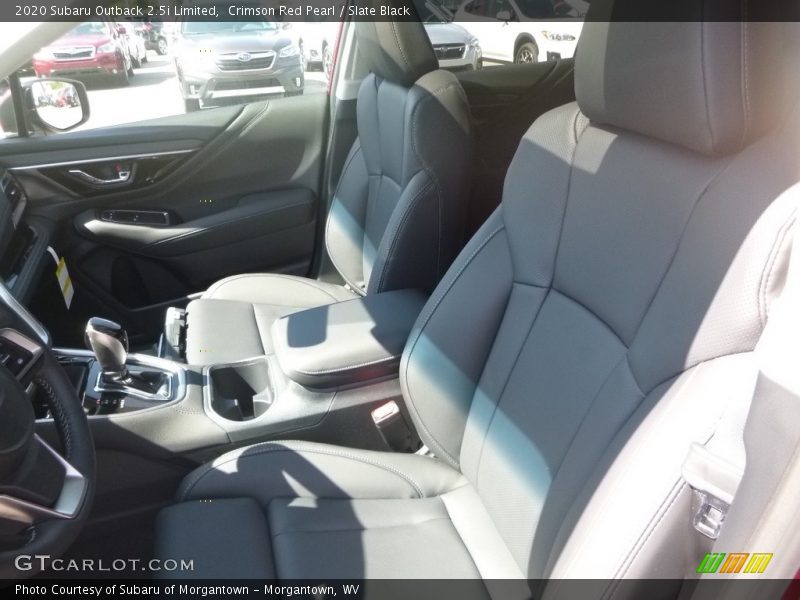 Front Seat of 2020 Outback 2.5i Limited