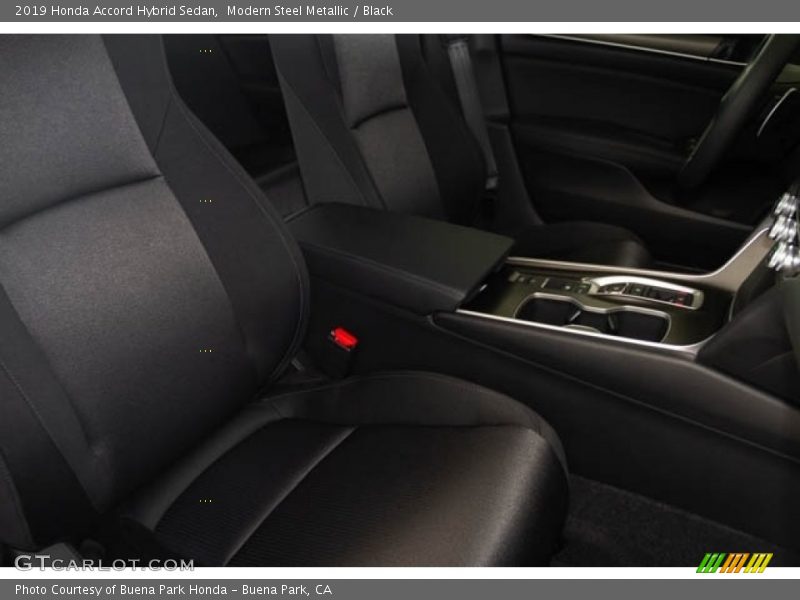 Modern Steel Metallic / Black 2019 Honda Accord Hybrid Sedan
