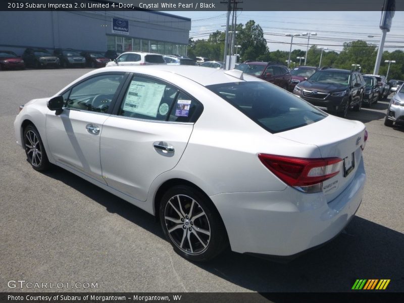 Crystal White Pearl / Black 2019 Subaru Impreza 2.0i Limited 4-Door