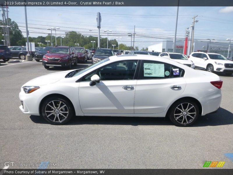 Crystal White Pearl / Black 2019 Subaru Impreza 2.0i Limited 4-Door