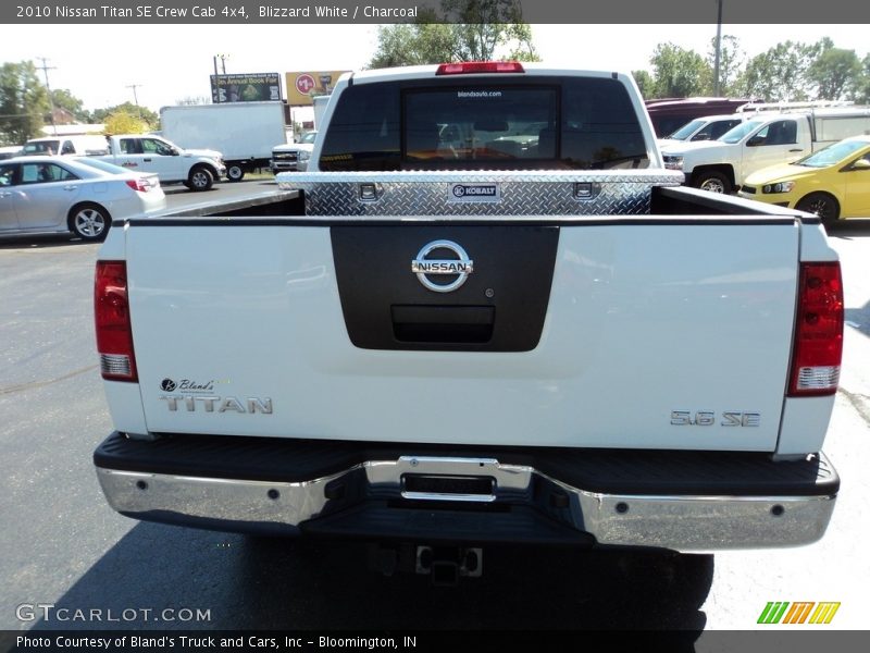 Blizzard White / Charcoal 2010 Nissan Titan SE Crew Cab 4x4