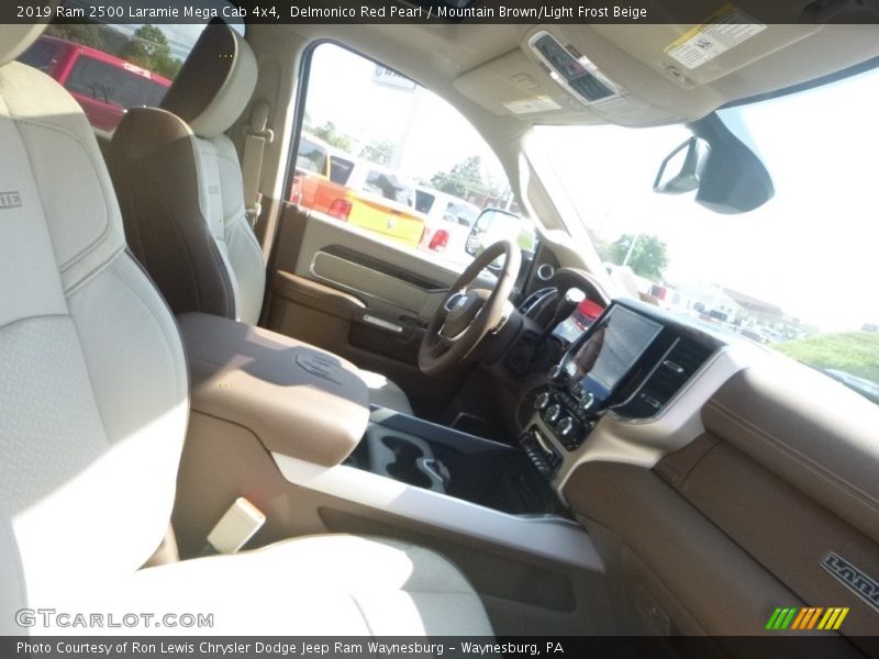 Delmonico Red Pearl / Mountain Brown/Light Frost Beige 2019 Ram 2500 Laramie Mega Cab 4x4