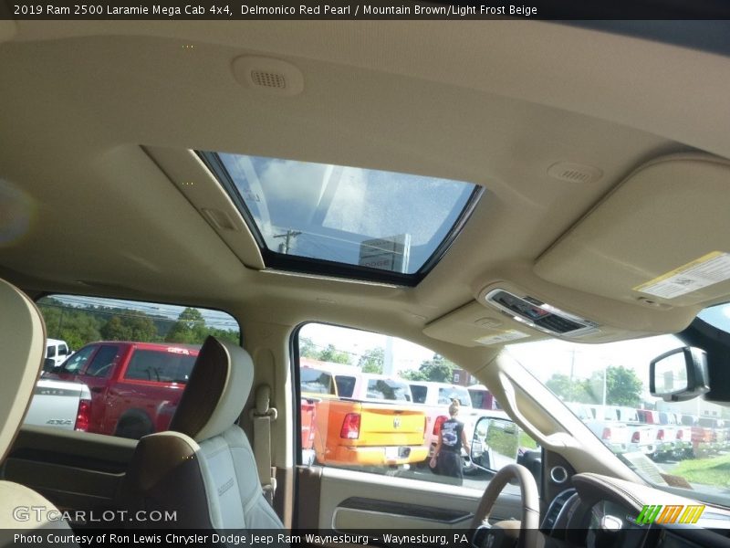 Delmonico Red Pearl / Mountain Brown/Light Frost Beige 2019 Ram 2500 Laramie Mega Cab 4x4