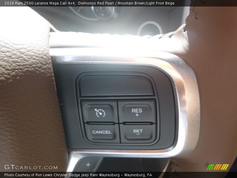 Delmonico Red Pearl / Mountain Brown/Light Frost Beige 2019 Ram 2500 Laramie Mega Cab 4x4