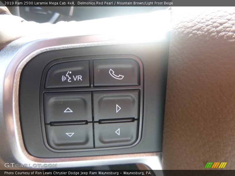 Delmonico Red Pearl / Mountain Brown/Light Frost Beige 2019 Ram 2500 Laramie Mega Cab 4x4