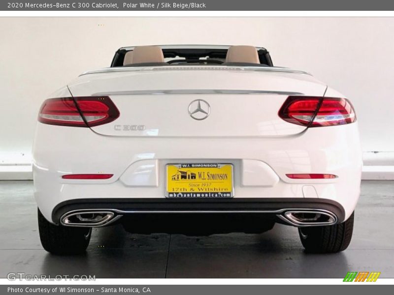 Polar White / Silk Beige/Black 2020 Mercedes-Benz C 300 Cabriolet