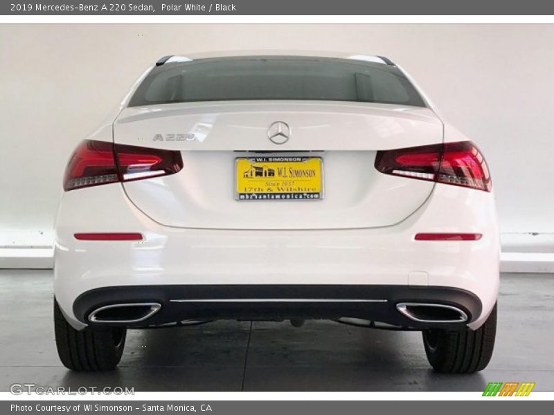 Polar White / Black 2019 Mercedes-Benz A 220 Sedan