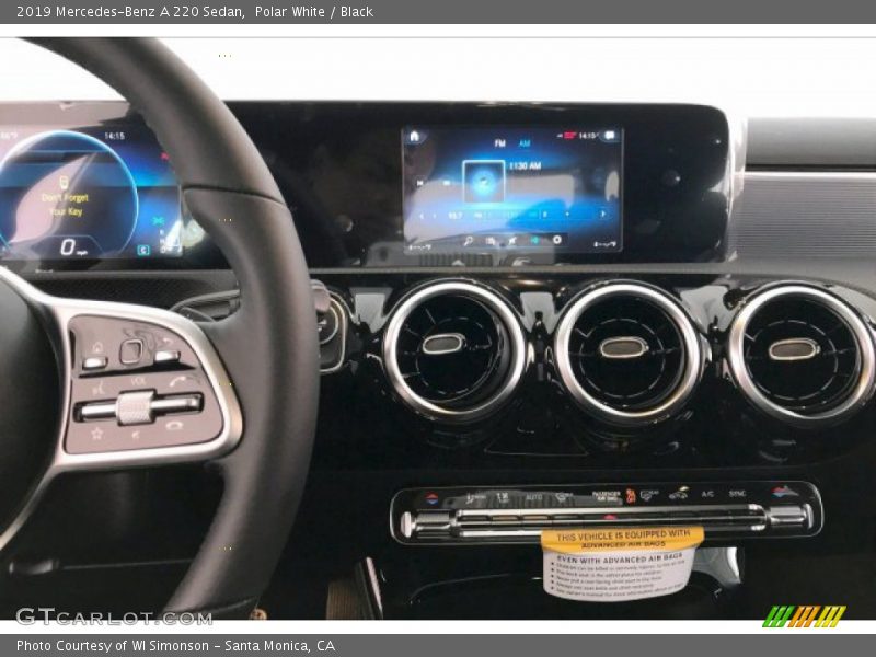 Polar White / Black 2019 Mercedes-Benz A 220 Sedan
