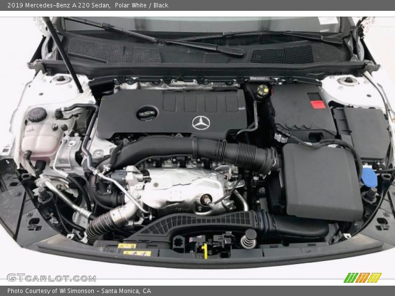 Polar White / Black 2019 Mercedes-Benz A 220 Sedan