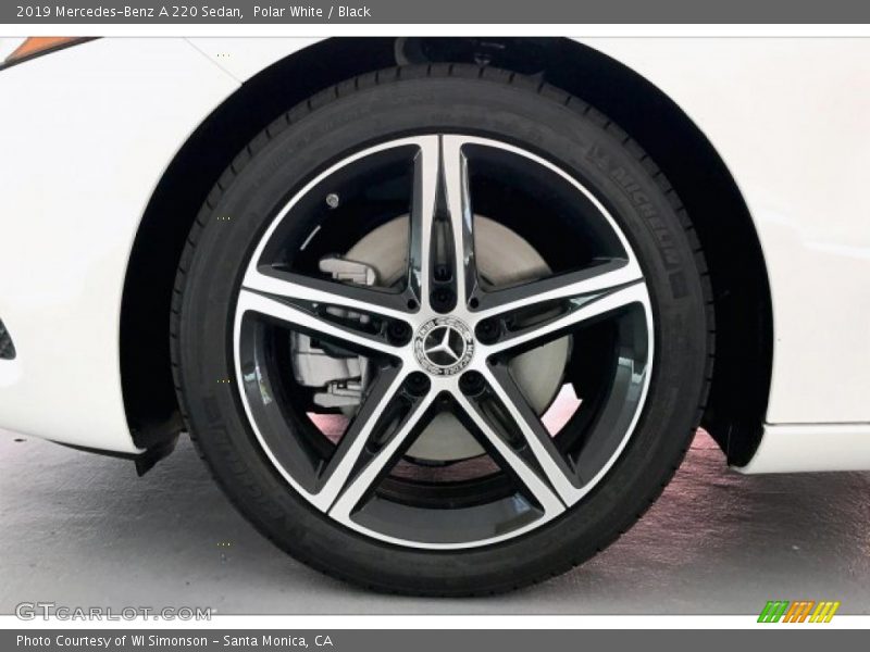 Polar White / Black 2019 Mercedes-Benz A 220 Sedan