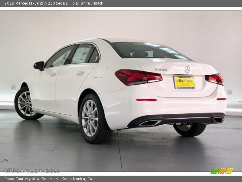 Polar White / Black 2019 Mercedes-Benz A 220 Sedan