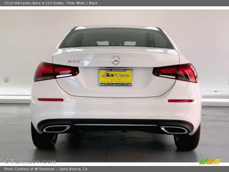 Polar White / Black 2019 Mercedes-Benz A 220 Sedan
