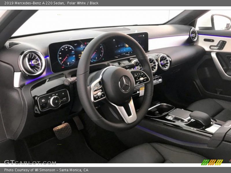 Polar White / Black 2019 Mercedes-Benz A 220 Sedan