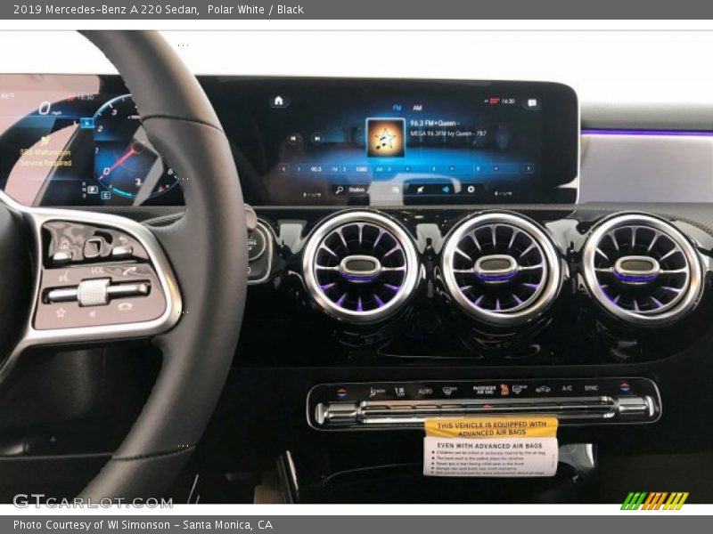 Polar White / Black 2019 Mercedes-Benz A 220 Sedan