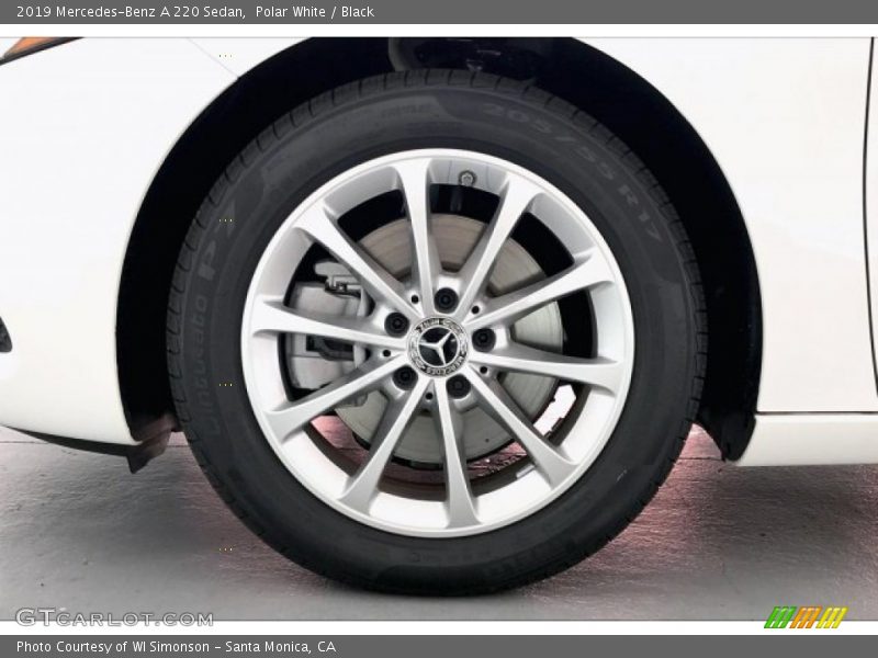 Polar White / Black 2019 Mercedes-Benz A 220 Sedan