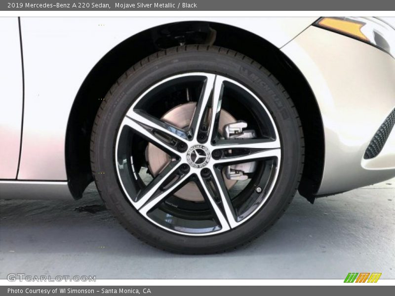 Mojave Silver Metallic / Black 2019 Mercedes-Benz A 220 Sedan