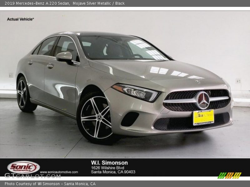 Mojave Silver Metallic / Black 2019 Mercedes-Benz A 220 Sedan