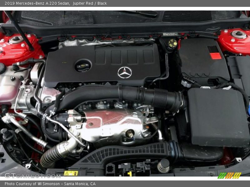 Jupiter Red / Black 2019 Mercedes-Benz A 220 Sedan