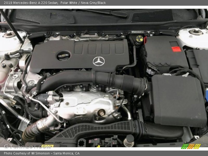 Polar White / Neva Grey/Black 2019 Mercedes-Benz A 220 Sedan