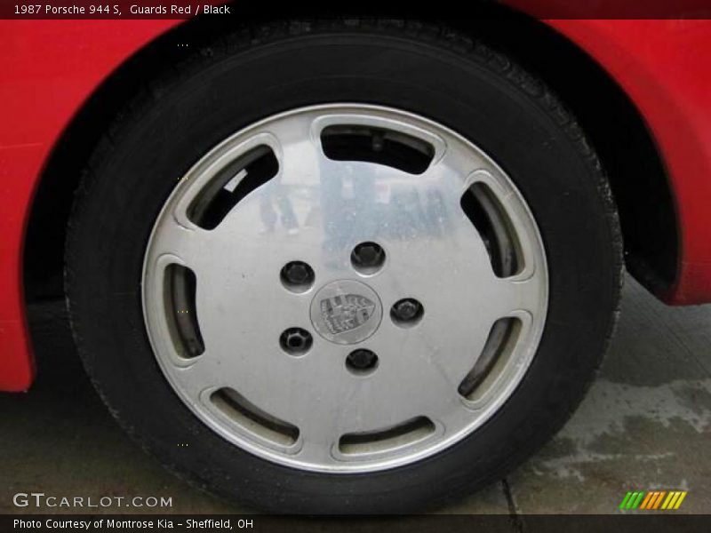 Guards Red / Black 1987 Porsche 944 S