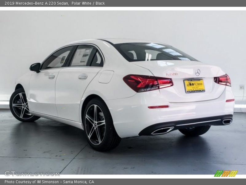 Polar White / Black 2019 Mercedes-Benz A 220 Sedan