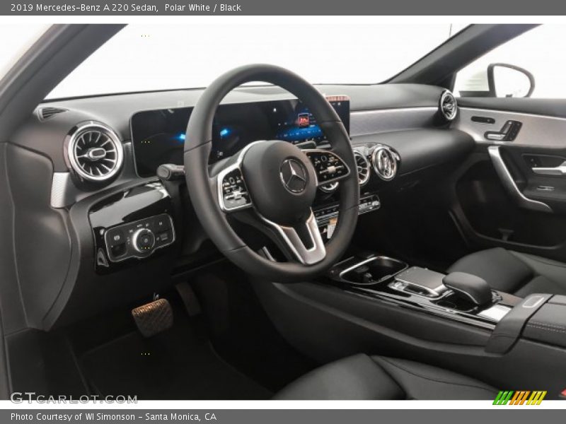 Polar White / Black 2019 Mercedes-Benz A 220 Sedan